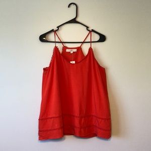 Women’s LOFT Tassel Scoop Neck Tank Top